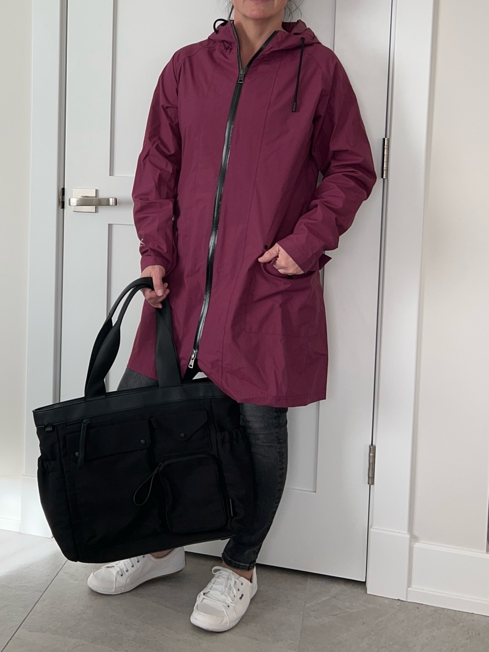 Ookpik Women's Long Waterproof Hooded Jacket